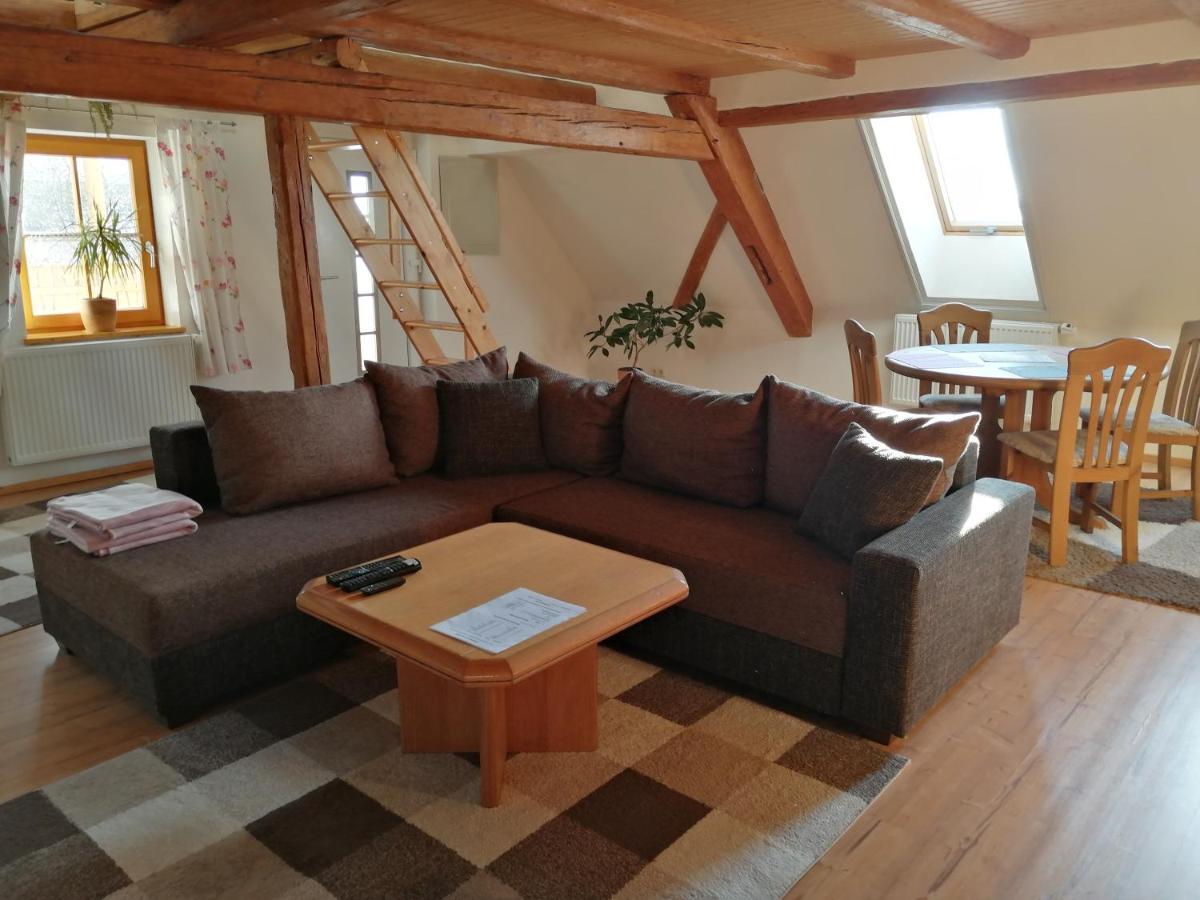 Ferienwohnung Mit Charme Und Blick Auf Dinkelsbühl Exteriör bild