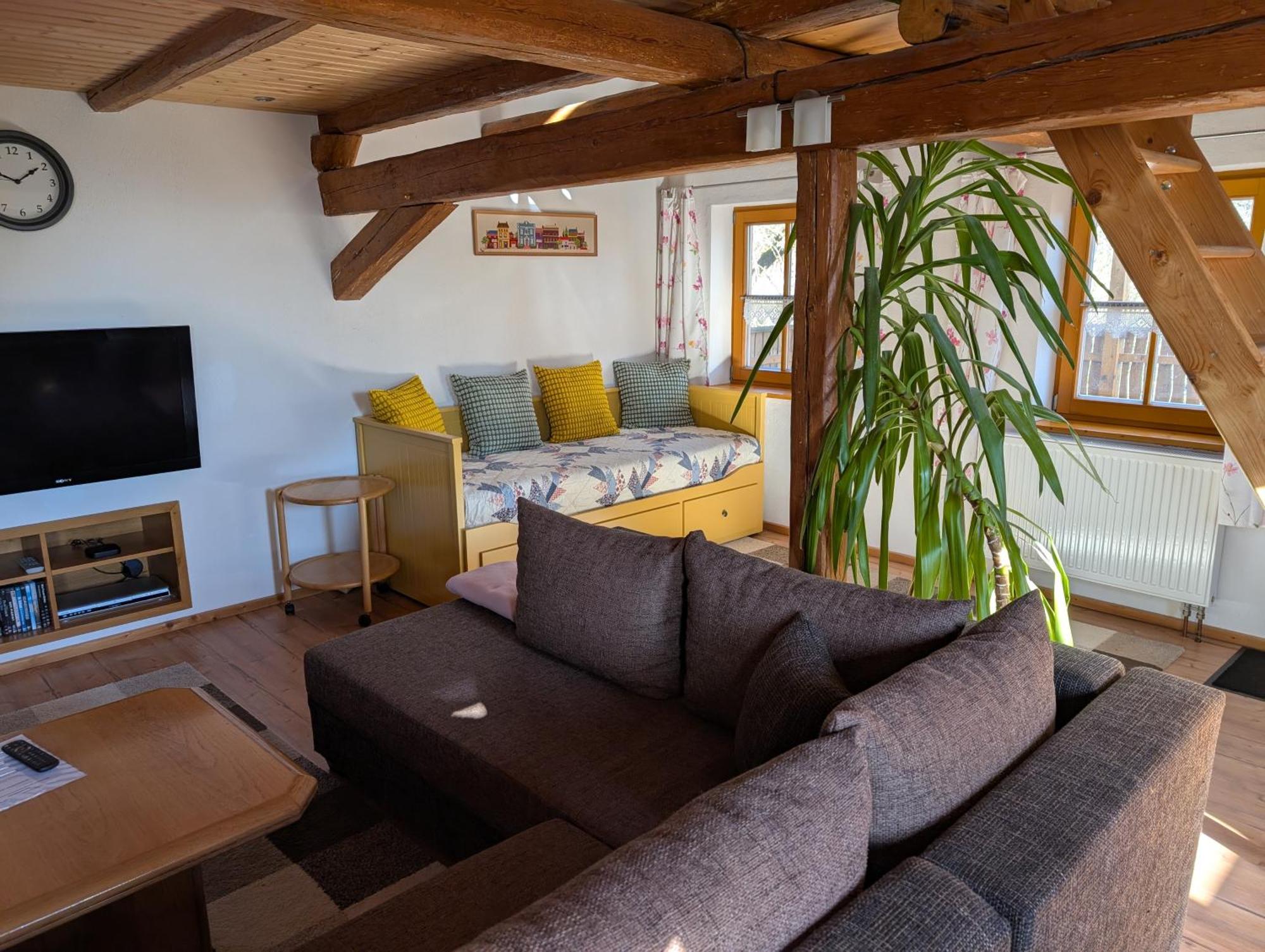 Ferienwohnung Mit Charme Und Blick Auf Dinkelsbühl Exteriör bild