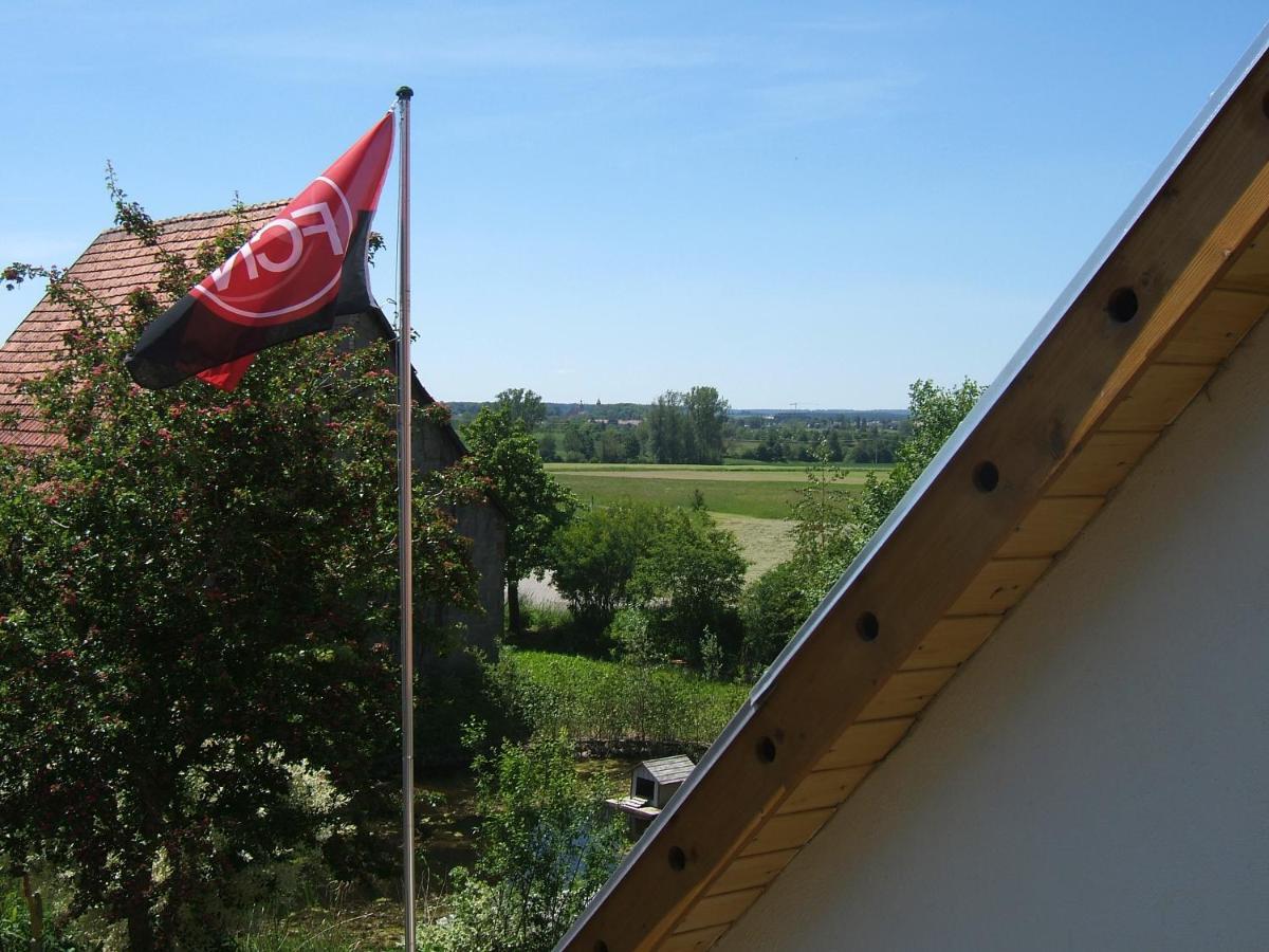 Ferienwohnung Mit Charme Und Blick Auf Dinkelsbühl Exteriör bild